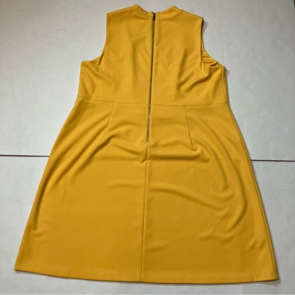 Tommy Hilfiger yellow dress size 18W - Picture 2 of 8